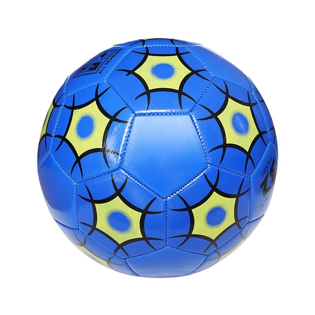 Balón De Fútbol Yuarrent Duraderos PVC Profesional Araña Azul Numero 5
