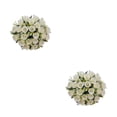thumbnail image 3 of Bearachild Flores artificiales Flores de seda Arreglo de boda Decoración Jardín Rosas de imitación Decoración Ramo Centros de Jarrones Beige 2Conjunto, 3 of 6