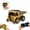 Yellow 1, variant on Mini RC Truck 1:64 RC Forklift Toy 2 in 1 RC Cars Lift Fork & Hook with Lights & Sounds for Kids Christmas Birthday Gifts