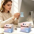 thumbnail image 6 of Light Pink Pull-Out Sticky Notes in Cute Dispenser Box, 105 Sheets Pearlescent Memo Pads, 6 of 7