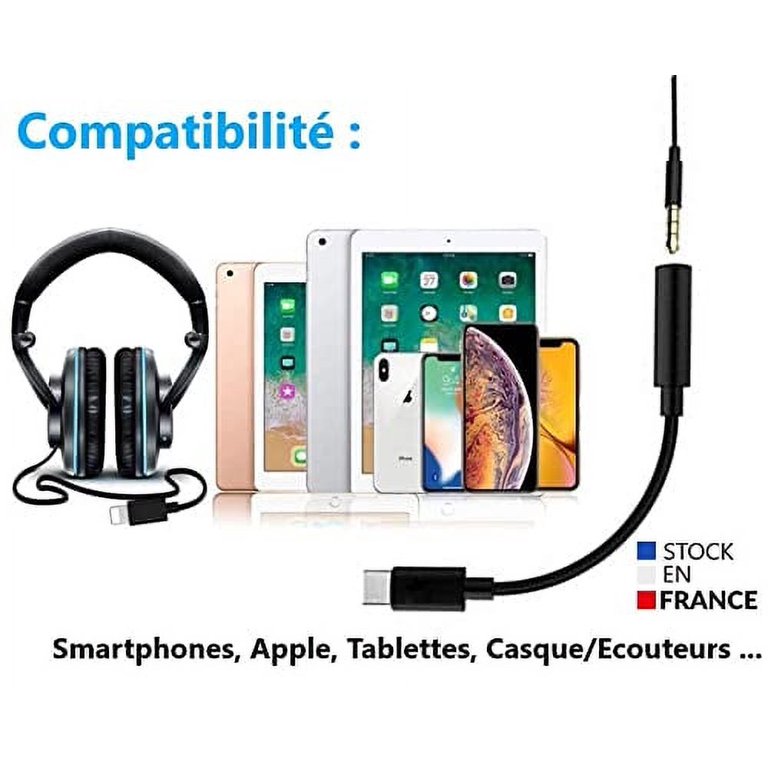VSHOP® USB C Type C vers 3.5 mm écouteurs audio jack câble VSHOP® USB C Type C vers 3.5 mm écouteurs audio jack câble