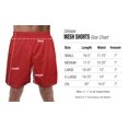thumbnail image 6 of Justice League The Flash Athletic Logo Mens Lined Mesh Shorts, Red, 2X-Large, 6 of 6