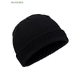 thumbnail image 2 of BadPiggies Trawler Beanie Watch Hat Roll up Edge Skullcap Ski Fisherman Beanies Winter Knit Cuffed Cap for Men Women (Black), 2 of 7