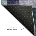 thumbnail image 5 of Addison Rugs Mayfield Premium Machine Washable Transitional Modern Blue Rectangle Rug, 8' x 10', 5 of 6