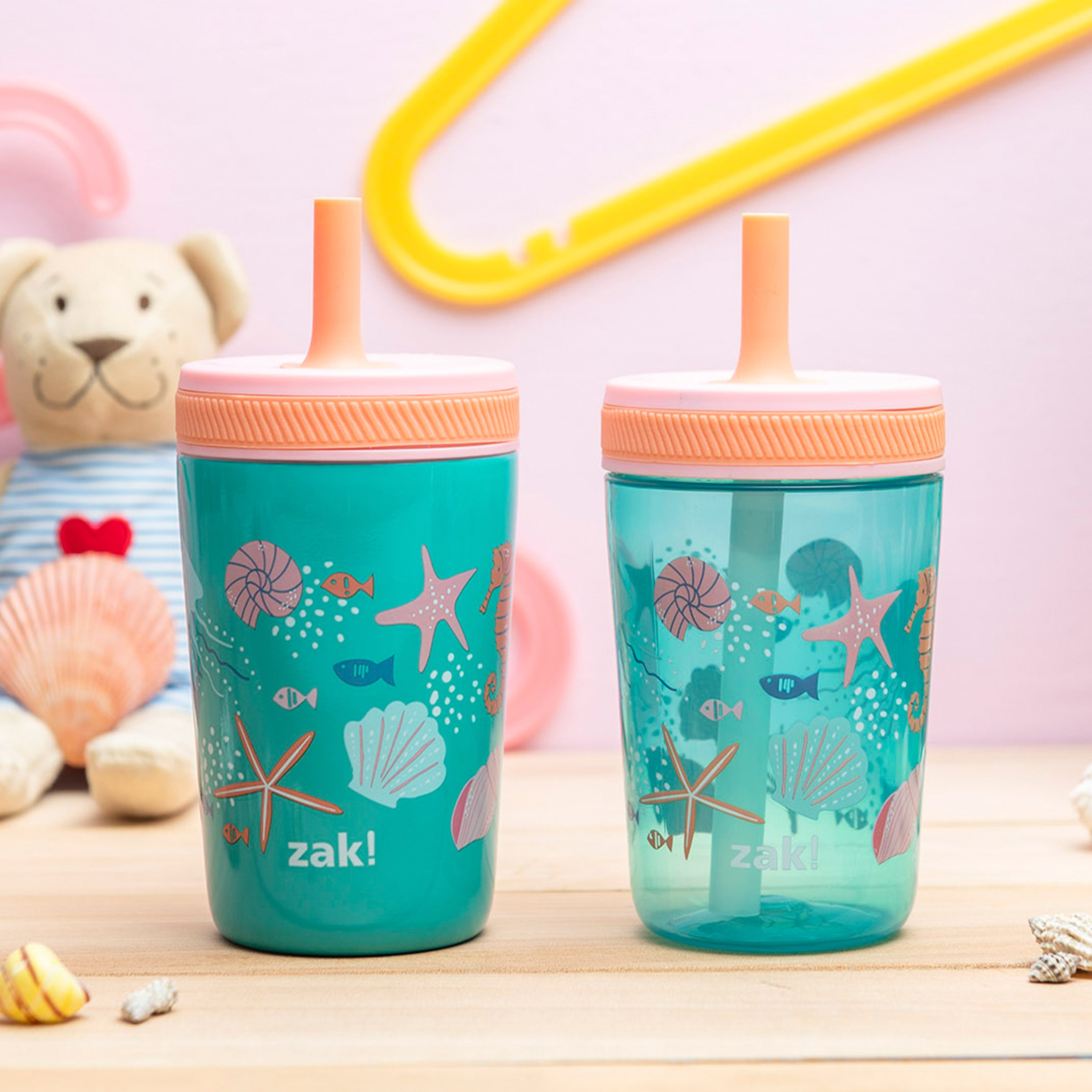 3pcs Replacement Straws with Bite Valve for Zak Designs Kelso Kids 15oz,  BPA Free Reliable Straw Cup Accessories with Zak Designs and Reusable  Gaskets
