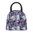 thumbnail image 1 of Balery Purple Marble Texture Bolsa de Almuerzo para Mujeres, Caja de Almuerzo, Bolsa de Almuerzo Pequeña Impermeable, Tote de Almuerzo Reutilizable con Gran Capacidad, 1 of 6