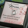 thumbnail image 2 of Amazing Nurse Healthcare Medical Worker Nurse Appreciation Forever Necklace w Message Card, 2 of 20
