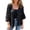Black, variant on ZHOGXU Summer Boho Crochet Lace Cardigan For Women 3/4 Sleeve Open Front Sweater Wrap Top Fancy,Vacation,White,XL