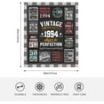 thumbnail image 5 of 1974 Birthday Blanket 60" x 50" - 50th Birthday Gifts for Men, Him - 50 Year Old Gifts for Men - Mens 50th Birthday Gift Ideas - Gifts for 50 Years Old Man - Funny 50 th Bday Gifts for Men, 5 of 5