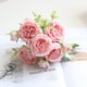 thumbnail image 3 of Ramo de 5 rosas pequeñas, rosas persas, flores falsas, 3 of 6
