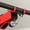 Black + Red + Steel, variant on Home Gym Cable Machine with High and Low Pulley Stations, Adjustable Seat and Flip-Up Footplate for Full Body Workouts, Black and Red