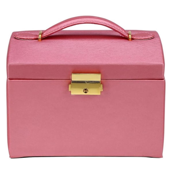Caja para guardar joyas, caja para guardar joyas de tres capas, caja para guardar pendientes, funcionalidad de alta precisión