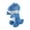 Blue cuddle dragon, variant on Washable Dinosaurs Squeaky Dog Toy: Chew Portable Size for Travel Dentals Care Entertainment for Anxious Pet Dentals