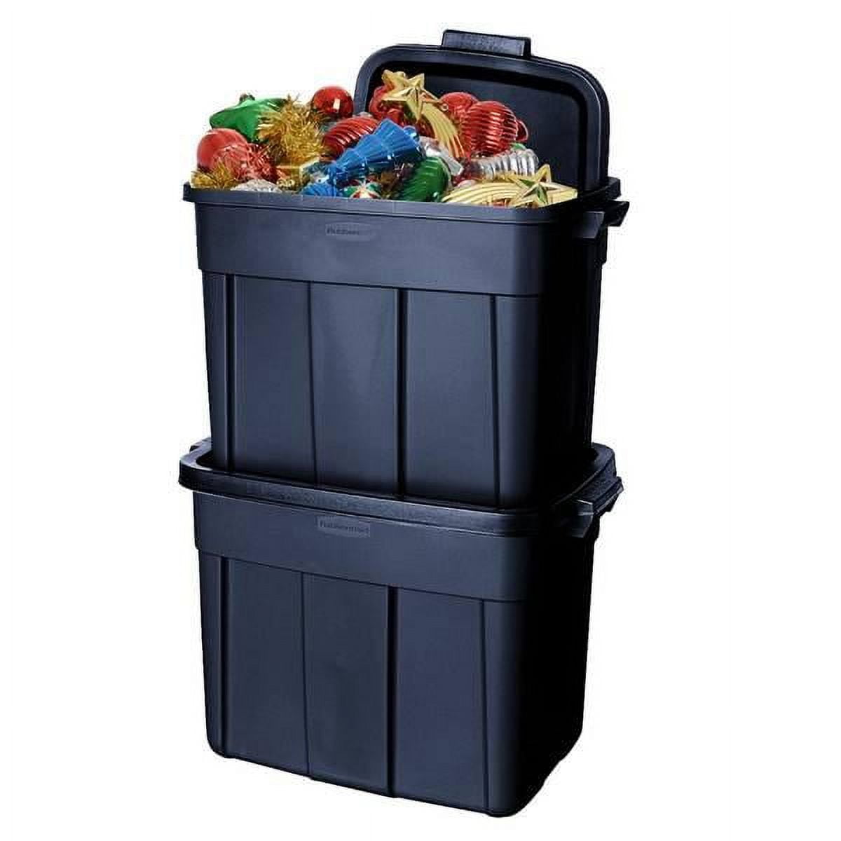 Free Shipping! Rubbermaid 18 Gallon Roughneck Storage Box Tote