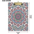 thumbnail image 3 of FMSHPON Mandala Clipboard Hardboard Wood Nursing Clip Board and Pull for Standard A4 Letter 13x9 inches, 3 of 7