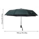 thumbnail image 3 of Paraguas plegable totalmente automático para todo tipo de clima, ligero, con protección solar y sombrilla, para mujer, UPF50+, portátil, resistente al viento, mini, plegable en cinco partes., 3 of 7
