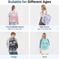 thumbnail image 3 of SPEKSEE Clear Backpack with Multiple Pockets for School, Travel, and Work – Stylish and Durable Organizer with Front Zipper Compartments, Mesh Side Pockets, and Trendy Keychain Charm, 3 of 7