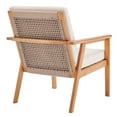 thumbnail image 4 of Modway Vero Ash Wood Outdoor Armchair in Natural and Beige, 4 of 8