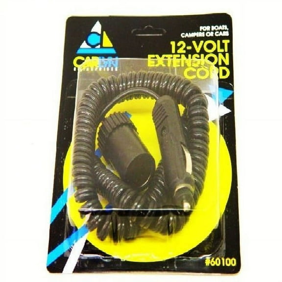 Carlyn Boat Extension Power Plug Cord 60100 | 10 Foot 12 Volt