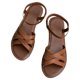 thumbnail image 1 of Women's Casual Strappy Sandal Open Toe Adjustable Casual Fisherman Sandal for Beach Travel & Indoor, 1 of 5