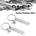 thumbnail image 3 of LEEYNEER 20 Pcs Thank You Gifts Keychains  Appreciation Stainless Steel Keychains for Women Men Employee  May You Be Proud of the Work You Do Keychains for Employee Coworker Teacher, 3 of 7