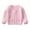 Pink, variant on URMAGIC Girls Cardigan Sweater Buttons Long Sleeve 100% Cotton Toddler Bowknot Soft Knit Jacket
