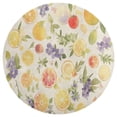 thumbnail image 3 of Various Fruits Round Small Area Rug, Print Non Slip Washable Floor Mat, Soft Throw Rug for Living Room, Powder Room Entryway, Bathroom, Bedside, 3 of 7
