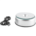 thumbnail image 2 of Display Turntable Base for Crystals Glass Art,LED Colored Rotating Crystal Stand with USB Cable, 2 of 8