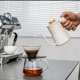 thumbnail image 5 of Hervidor de café pequeño con cuello de cisne/hervidor de goteo para verter/acero inoxidable/con tapa, tetera de café con goteo manual de 550ml para, 5 of 9