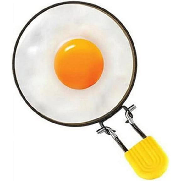 Egg Ring Egg Poachers Egg Rings 3 Inch, Egg Rings for Frying Eggs, Egg Mold for Breakfast Sandwiches Star Round Heart Flower Egg Circle Mold 1 PACK