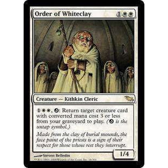 MtG Shadowmoor Rare Order of Whiteclay (Foil) #16