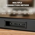 thumbnail image 4 of KIVDIT 2.1 Sound Bar for TV,Bluetooth 5.4 Small Soundbar with Subwoofer,Bass Adjustable Home Theater TV Speaker & Stereo Surround Sound System, 4 of 8