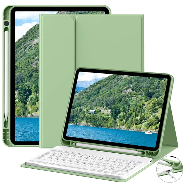 Funda con Teclado GKABXY para iPad de 11" y 10.9" con Bluetooth