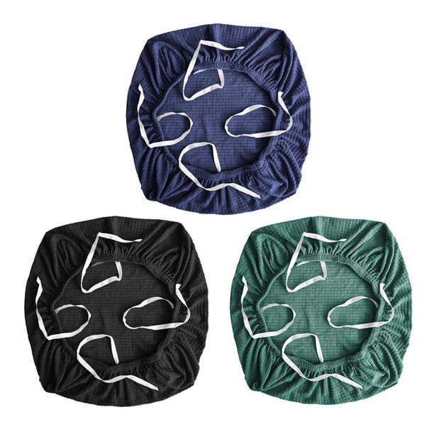 3 Fundas Elásticas para Asientos de Sillas de Oficina, Fundas Elásticas para Sillas