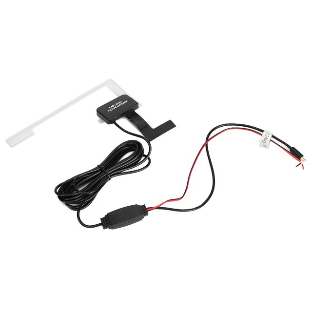 Antenne Aérienne, 3 Mètres DAB MCX 20db Numérique Patch Antenne Aérienne Adhésive 12V