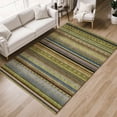 thumbnail image 6 of Addison Rugs Mayfield Premium Machine Washable Transitional Stripes Olive Rectangle Rug, 3' x 5', 6 of 6