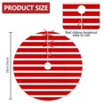 thumbnail image 2 of 30 Inch Christmas Tree Skirt – Velvet Plush Tree Mat, Soft Thickened Polyester with Red Ties, Single-Sided Printing, Available in 30in/36in/48in, Perfect for Holiday Xmas Tree Decoration, 2 of 7