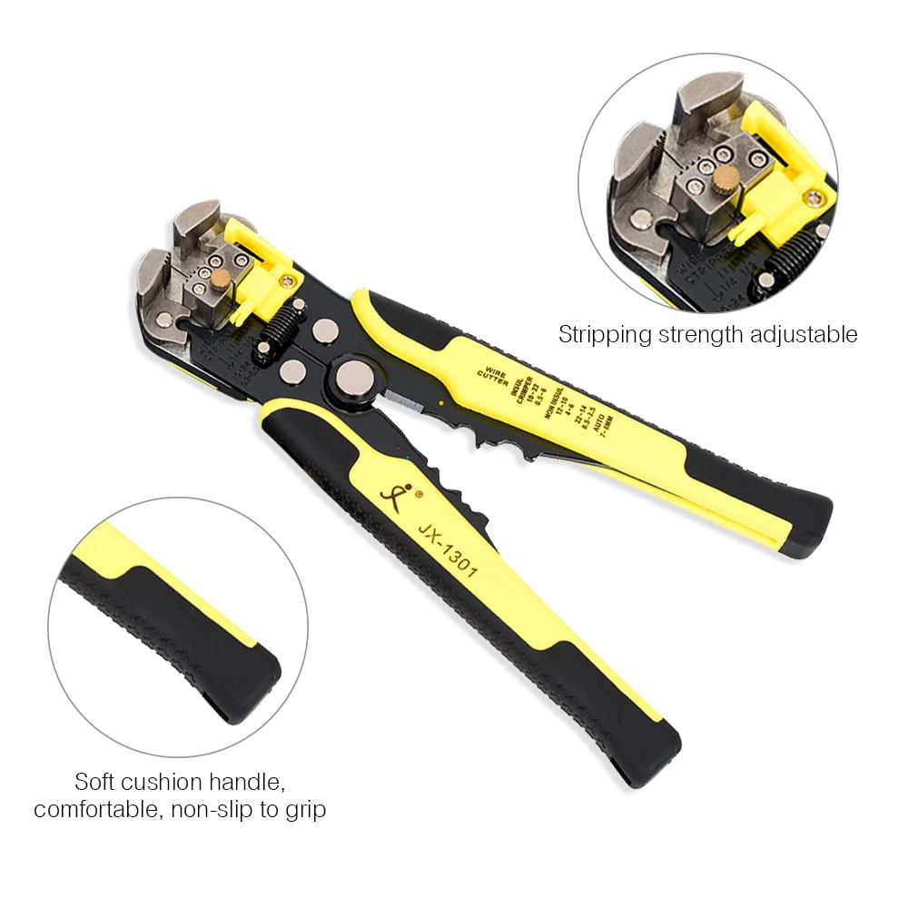 Details about   Wire Stripper Cutter Crimpe 10-22AWG Halloween 