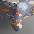 thumbnail image 3 of Cute Hedgehogs and Forest Animals Pattern Rectangle Tablecloth 60"x84",Waterproof Polyester Rectangle Table Cloth, Wipeable Spillproof Polyester Tablecloth for Dining, Camping, Indoor and Outdoor, 3 of 5