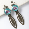 thumbnail image 3 of Christmas Elegant Vintage Copper Crown-shaped Bookmarks - Stainless Steel Reading Accessories for Book Lovers, Set of 2 Book Marks, 3 of 5