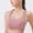 Pink, variant on Penkiiy Ultra-Support Halter Sports Bra - All-Day Comfort Seamless Yoga Bra w/ Flattering Back & Side-Smoothing