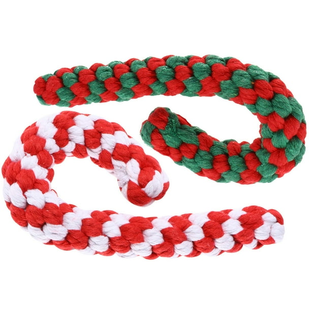 2 juguetes para perros con diseño de muletas, juguetes para morder, juguetes para cachorros.