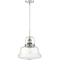 thumbnail image 4 of 60/6758-Nuvo Lighting-Basel-1 Light Pendant-13.75 Inches Wide by 14.63 Inches High-Polished Nickel Finish, 4 of 6