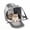Grey, variant on odorsTT Grey Cat Backpack, Breathable Pet Backpack with Front Opening, Foldable Backpack Bag, Breathable Mesh Window, Dog Backpack for Hiking, Walking, Travel