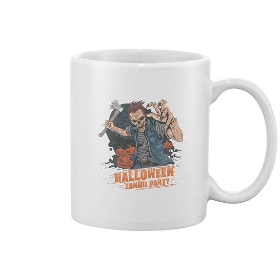 Halloween Zombie Party Design Mug -Image by Shutterstock