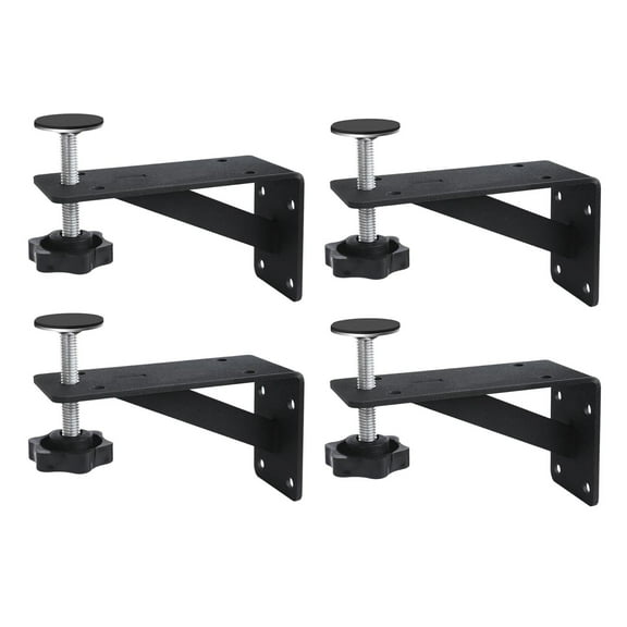 deevoka 4 Pieces Undermount Sink Support Bracket Washbasin Easily Install Adjustable