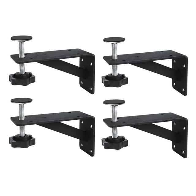 Kit de instalación de 4 soportes para lavabo bajo encimera, montaje sencillo, resistente, para mueble de baño, soporte para lavabo bajo encimera.
