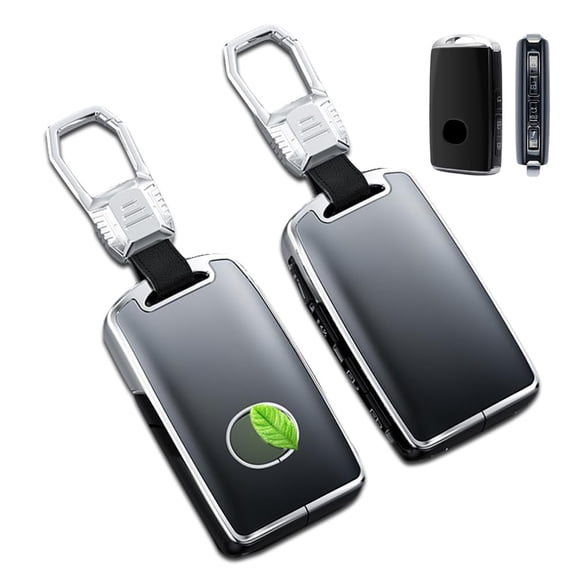Zinc Alloy Gradient Glass Back Cover Key Fob Case Holder Shell Accessories Compatible for Mazda 3 2019-2021, for Mazda 3 Hatchback, for Mazda CX-5,CX-30,CX-9,CX-12 3/4 Buttons 2020-21