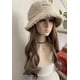 thumbnail image 2 of Peluca de moda roja de red, sombrero de pelo largo y rizado, pelo de cordero, pelo largo y rizado, sombrero de pescador, peluca negra para mujer, 2 of 2