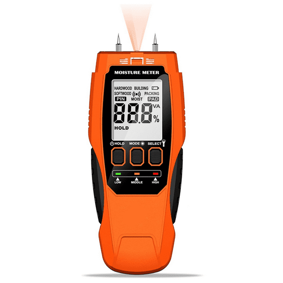 2 in 1 Moisture Meter, for Mold Self-Testing,Water Leak Detector,Moisture Sensor Firewood,Drywall Detector